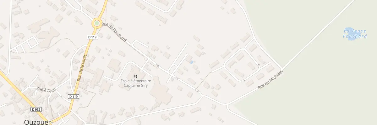 Plan du 225 Rue de Fouchard à Ouzouer-sur-Loire