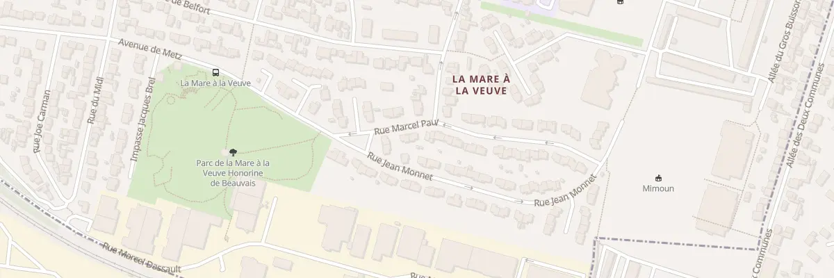 Plan du 8 Rue Marcel Paul à Bondy