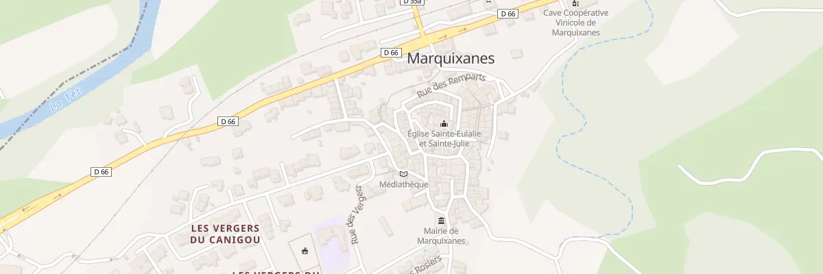 Plan du 166 Rue du Centre à Marquixanes
