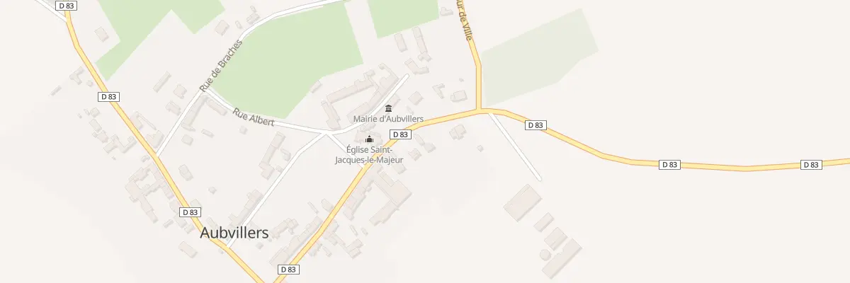 Plan du 3 Gr Grande Rue à Aubvillers