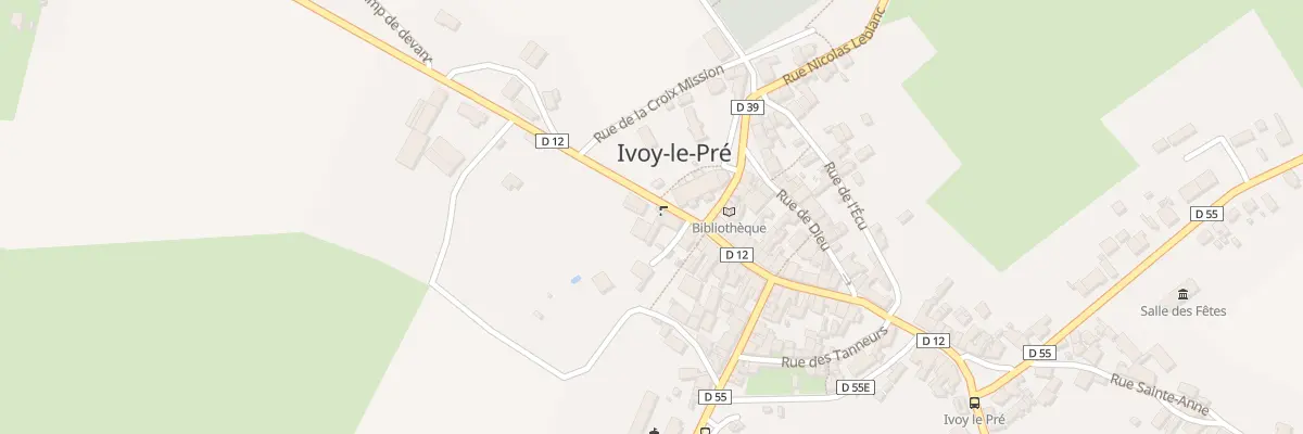 Plan du 14 Grande Rue à Ivoy-le-Pré