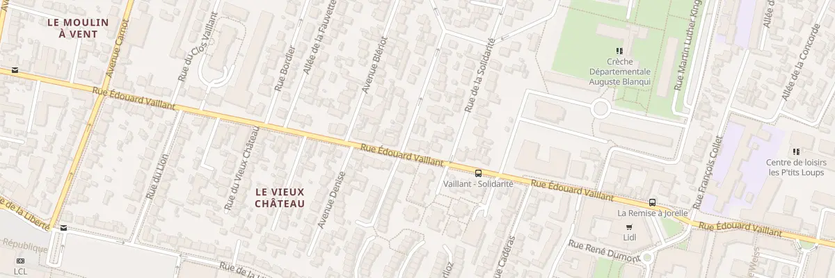 Plan du 83 Rue Edouard Vaillant à Bondy