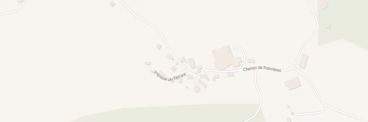 Plan du 5083 Polvrieres à Labesserette
