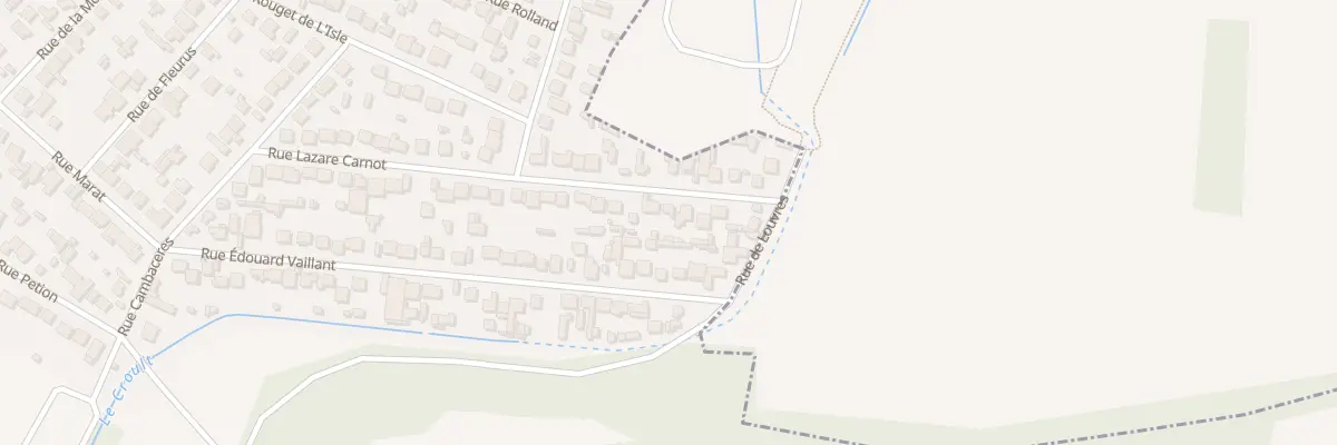 Plan du 50 Rue Lazare Carnot à Goussainville