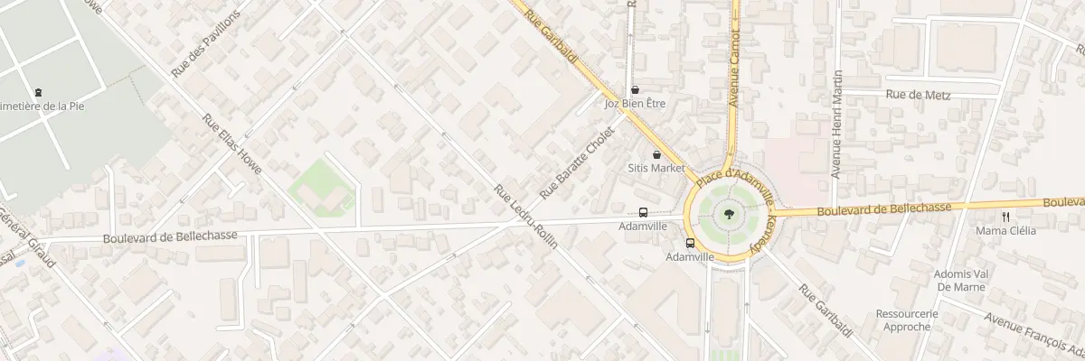 Plan du 44B Rue Baratte Cholet à Saint-Maur-des-Fossés