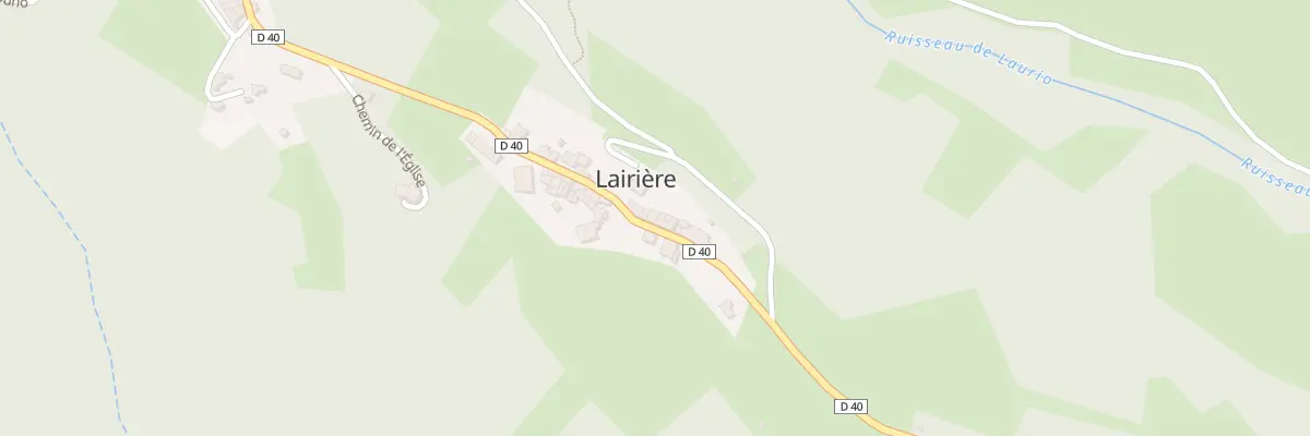 Plan du 5001F Le Village à Lairière