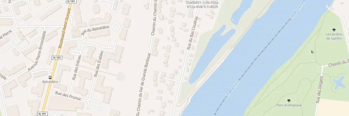 Plan du 86 Rue du Bas Coudray à Corbeil-Essonnes