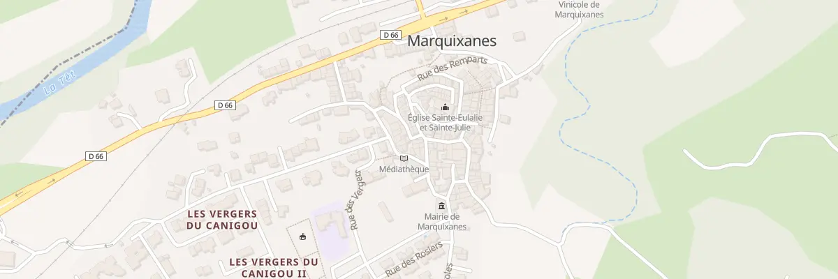 Plan du 2 Tra Notre Dame à Marquixanes