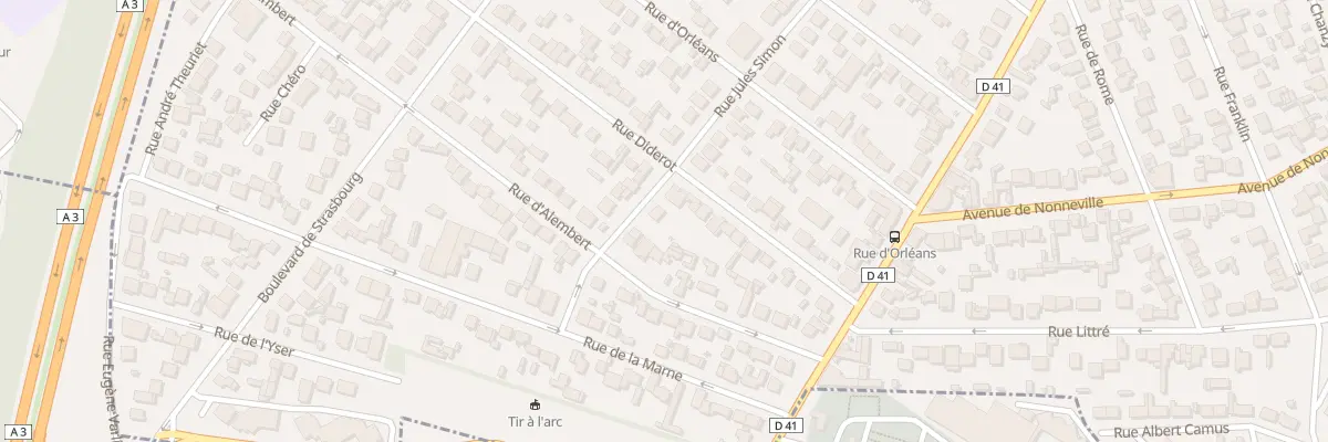Plan du 41 Rue Jules Simon à Aulnay-sous-Bois