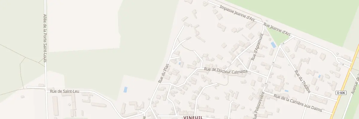 Plan du 6 Rue du Plan à Vineuil-Saint-Firmin
