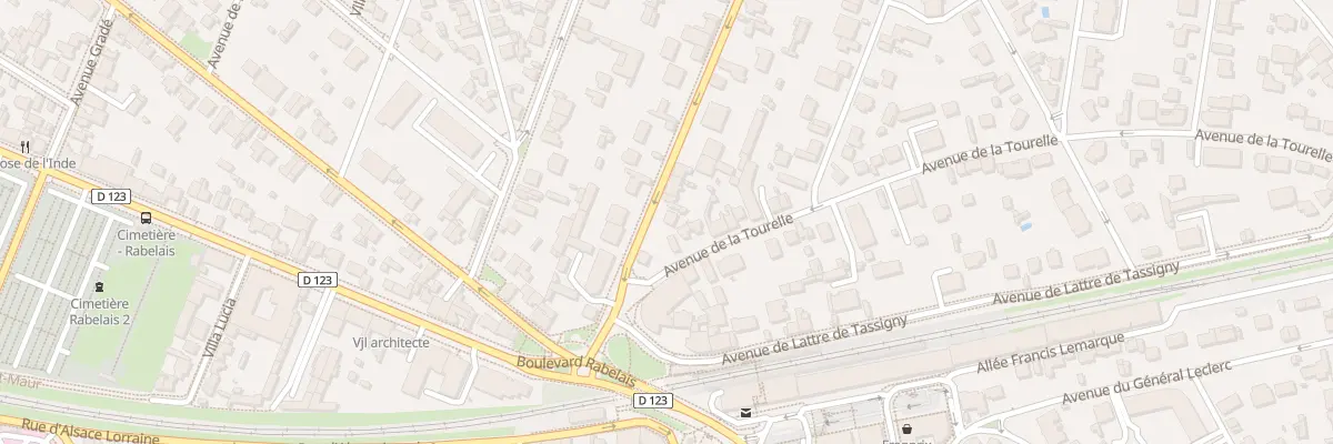 Plan du 4B Av Gabriel Péri à Saint-Maur-des-Fossés