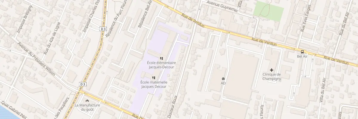 Plan du 29 Rue du Docteur Roux à Champigny-sur-Marne