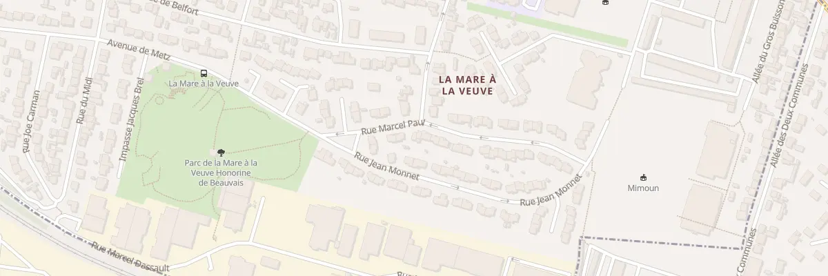 Plan du 10 Rue Marcel Paul à Bondy