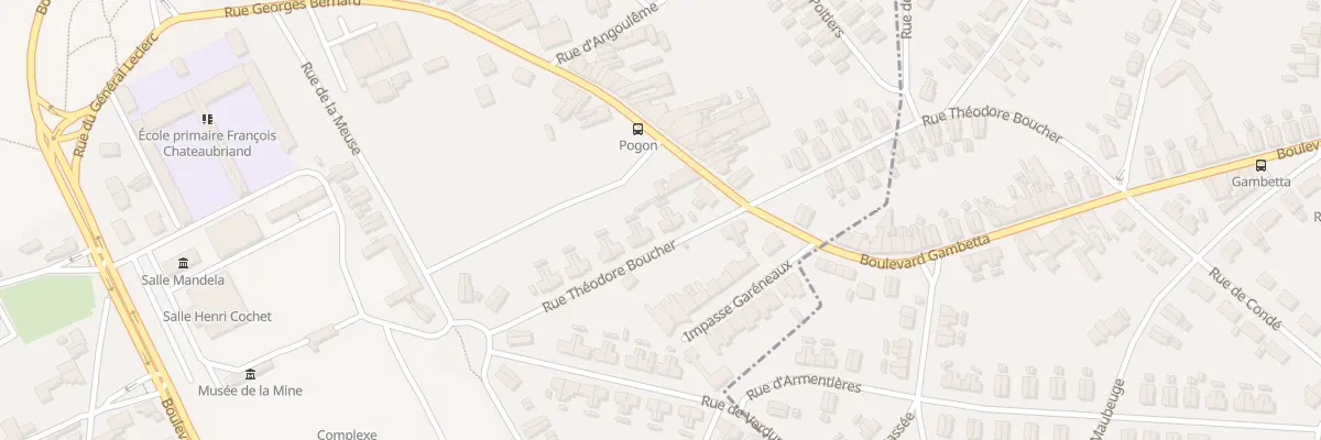 Plan du 18 Rue Théodore Boucher à Auchel