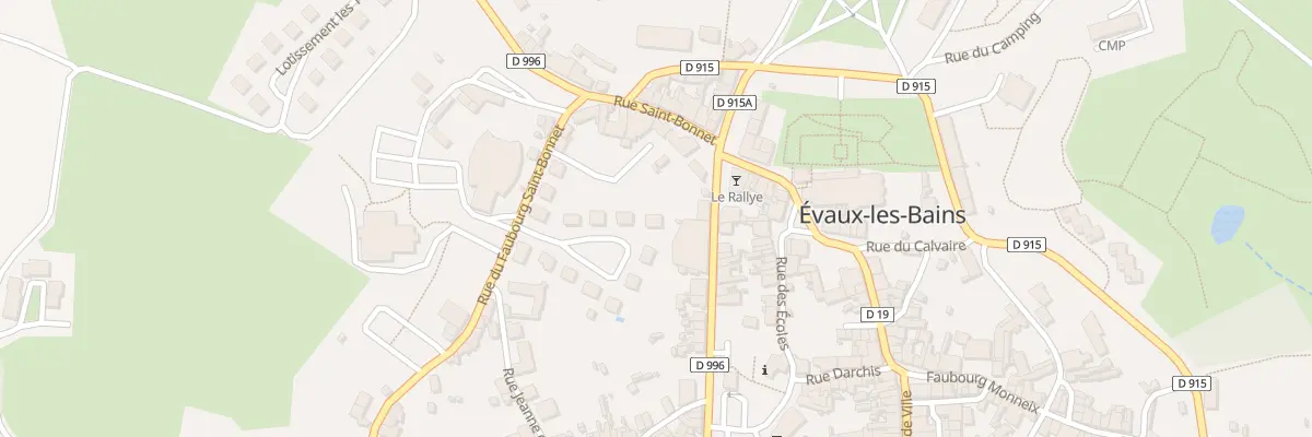 Plan du 8 Lot du Vieux Logis à Évaux-les-Bains
