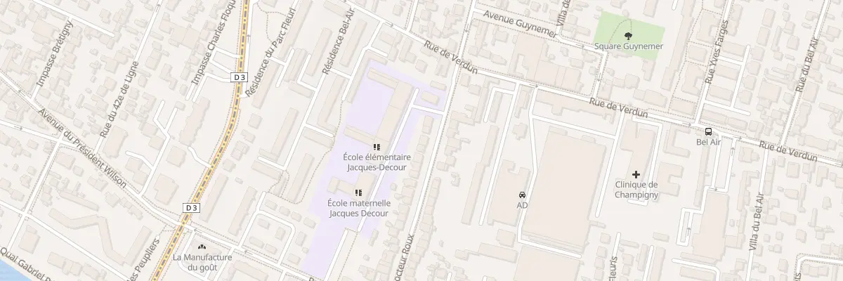 Plan du 31 Rue du Docteur Roux à Champigny-sur-Marne