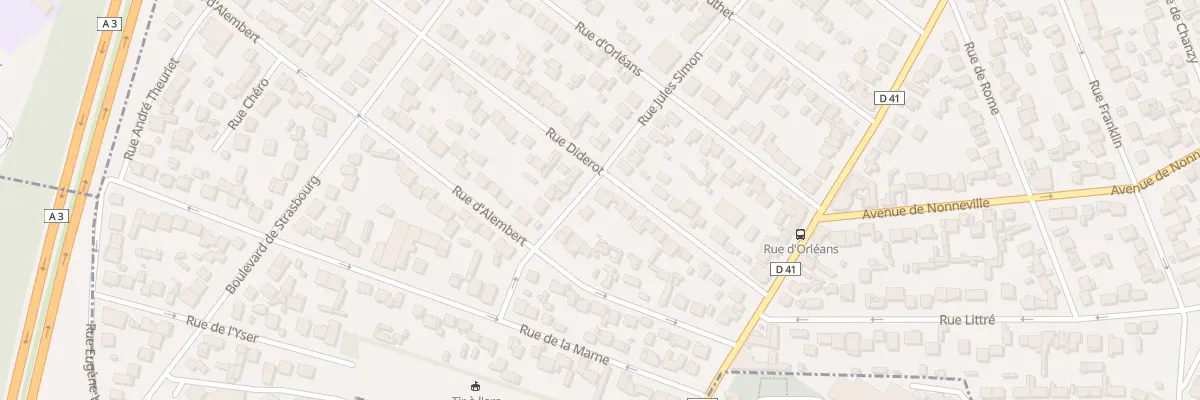 Plan du 21 Rue Diderot à Aulnay-sous-Bois