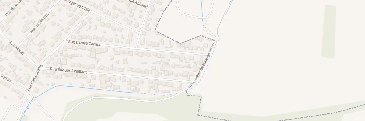 Plan du 52 Rue Lazare Carnot à Goussainville