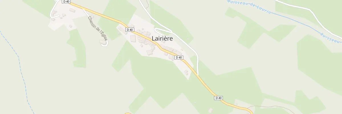 Plan du 6A Le Village à Lairière