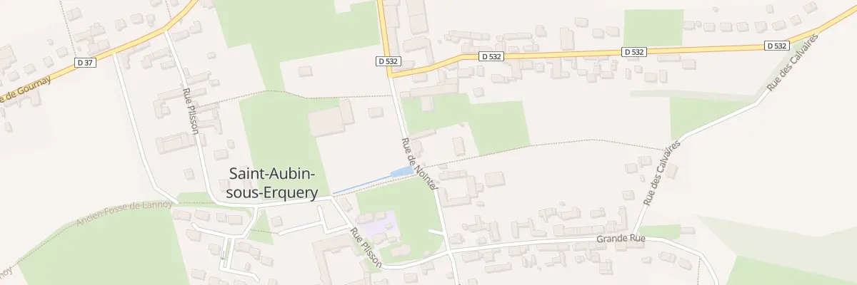 Plan du 10 Rue de Nointel à Saint-Aubin-sous-Erquery
