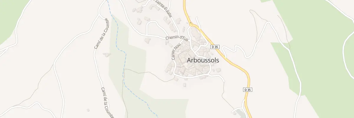 Plan du 22 Le Village à Arboussols