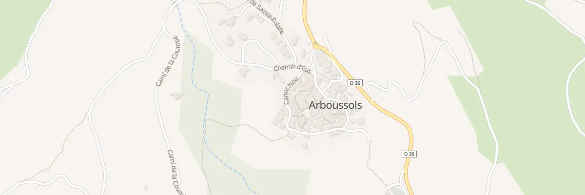 Plan du 21 Le Village à Arboussols