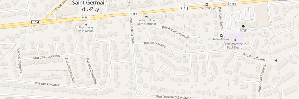 Plan du 2 Rue de Lorraine à Saint-Germain-du-Puy