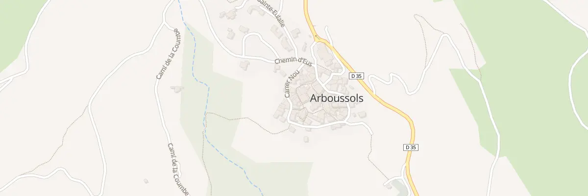 Plan du 7 Cae Nou à Arboussols