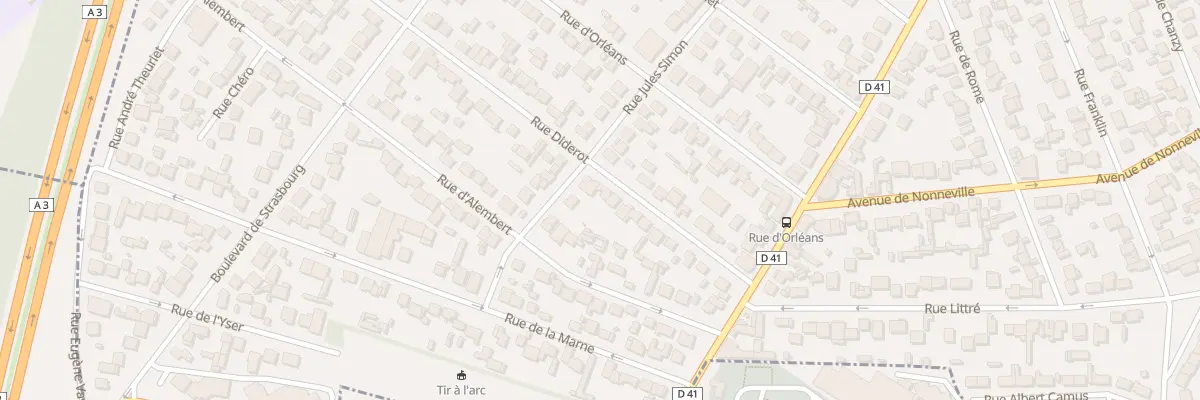 Plan du 19 Rue Diderot à Aulnay-sous-Bois
