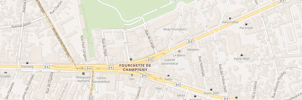 Plan du 9 Av du Général de Gaulle à Champigny-sur-Marne