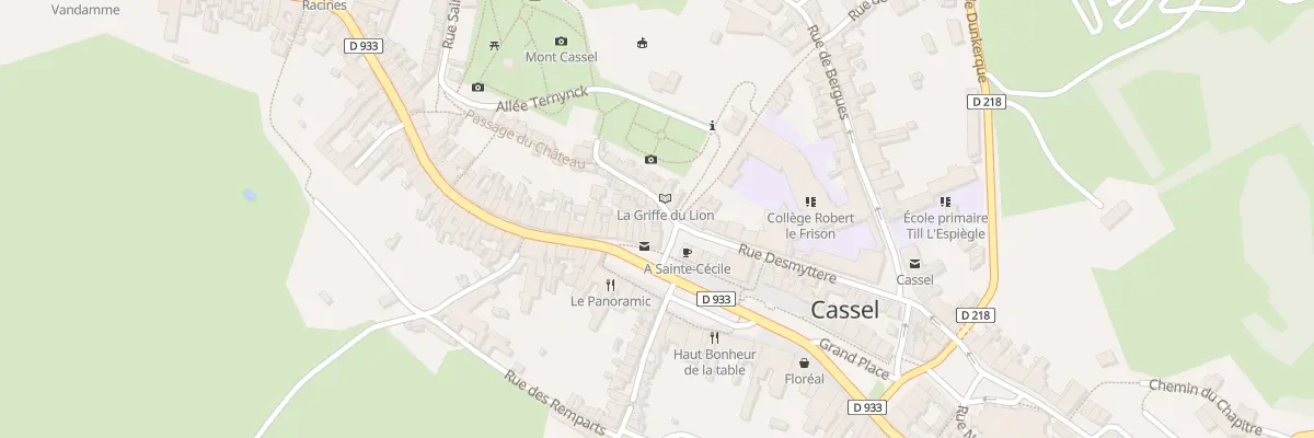 Plan du 3 Pl Queux Saint Hilaire à Cassel