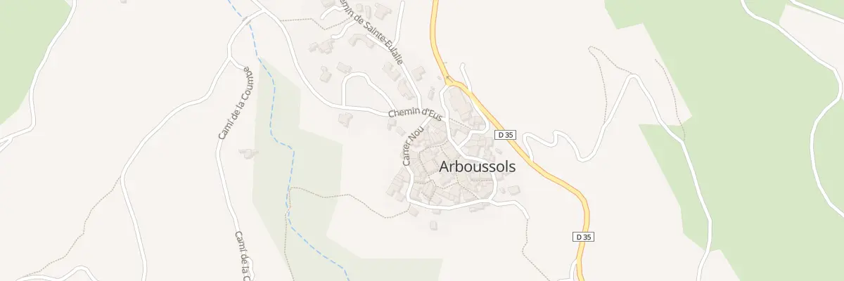 Plan du 54 Le Village à Arboussols