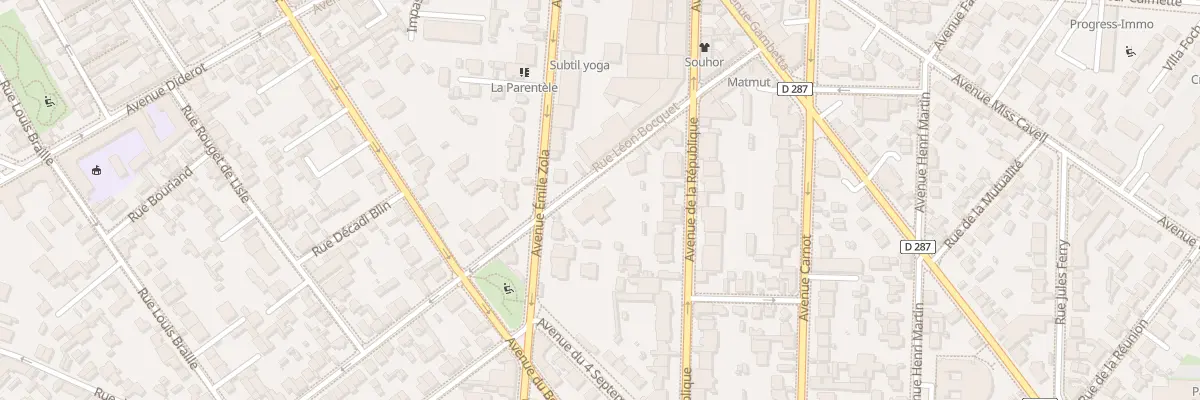 Plan du 17 Rue Léon Bocquet à Saint-Maur-des-Fossés