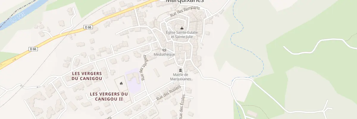 Plan du 2 Rue du Centre à Marquixanes