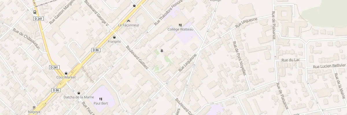 Plan du 21 Rue Lequesne à Nogent-sur-Marne