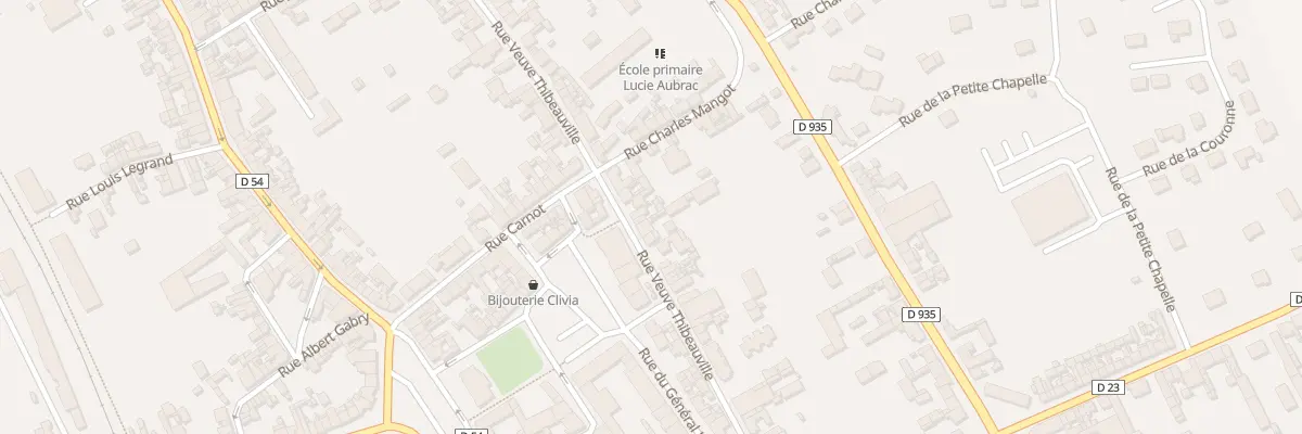 Plan du 70 Rue Veuve Thibauville à Moreuil