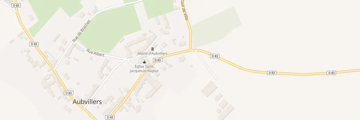 Plan du 2 Gr Grande Rue à Aubvillers