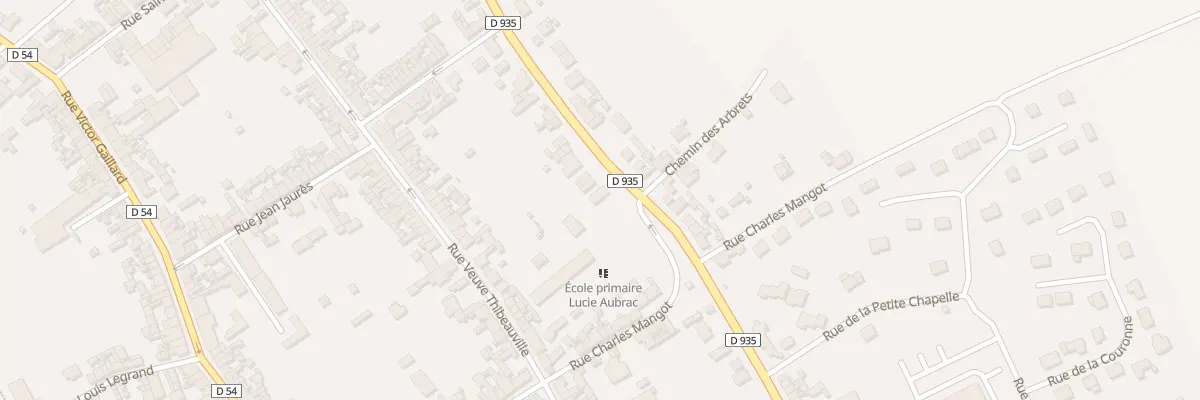 Plan du 55 Rue du Cardinal Mercier à Moreuil