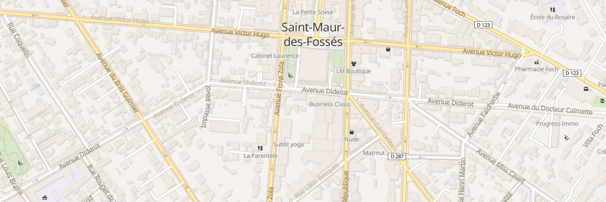 Plan du 58B Av Diderot à Saint-Maur-des-Fossés
