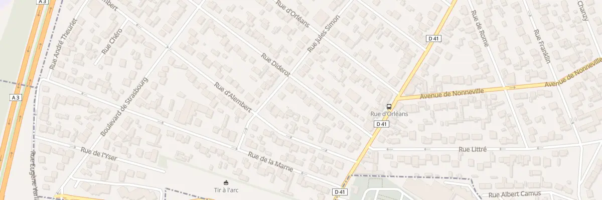 Plan du 17 Rue Diderot à Aulnay-sous-Bois