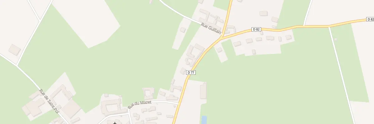Plan du 8 Rue de Tincques à Penin