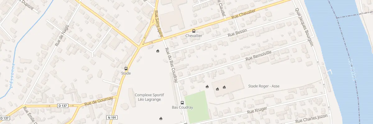 Plan du 5 Rue du Bas Coudray à Corbeil-Essonnes