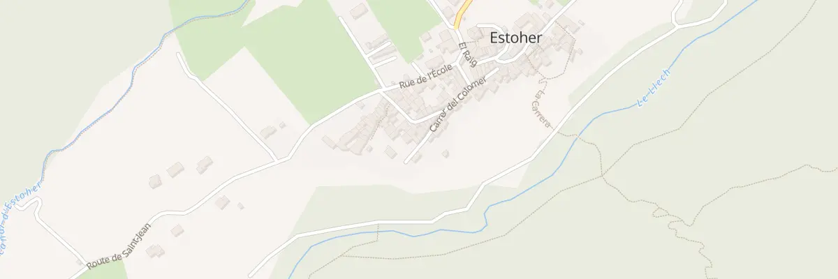 Plan du 70 Village à Estoher