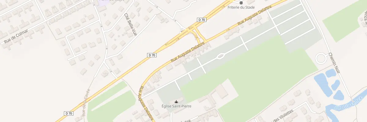 Plan du 36 Rue Auguste Delattre à Calonne-Ricouart