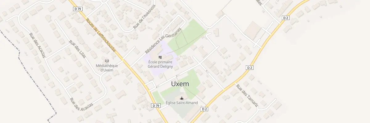 Plan du 23 Rue des Ecoles à Uxem