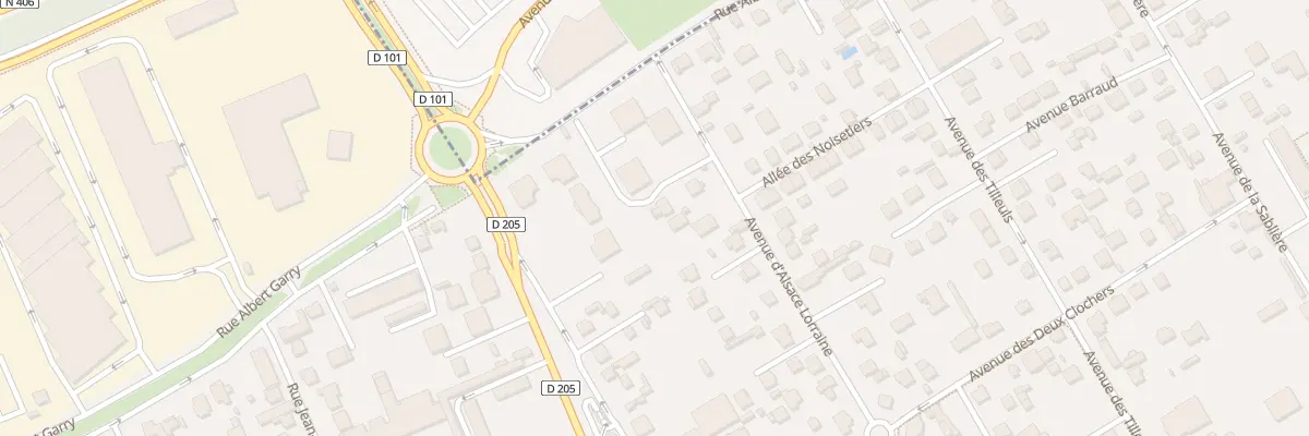 Plan du 2B Av d’Alsace Lorraine à Limeil-Brévannes