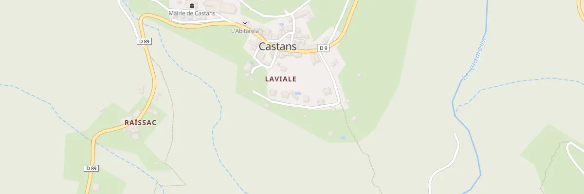 Plan du 4 Les Camps Bous à Castans