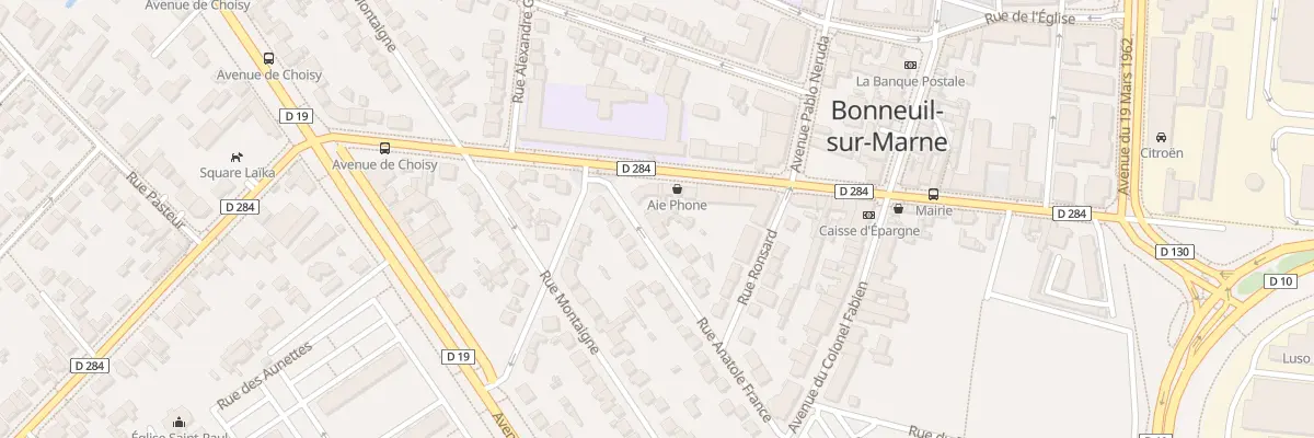 Plan du 3 Rue Anatole France à Bonneuil-sur-Marne
