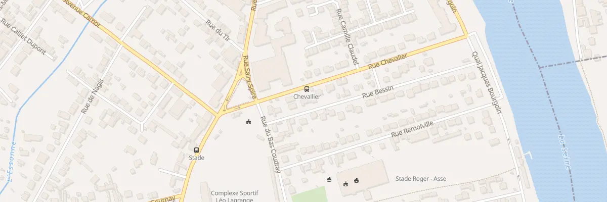 Plan du 34 Rue Bessin à Corbeil-Essonnes