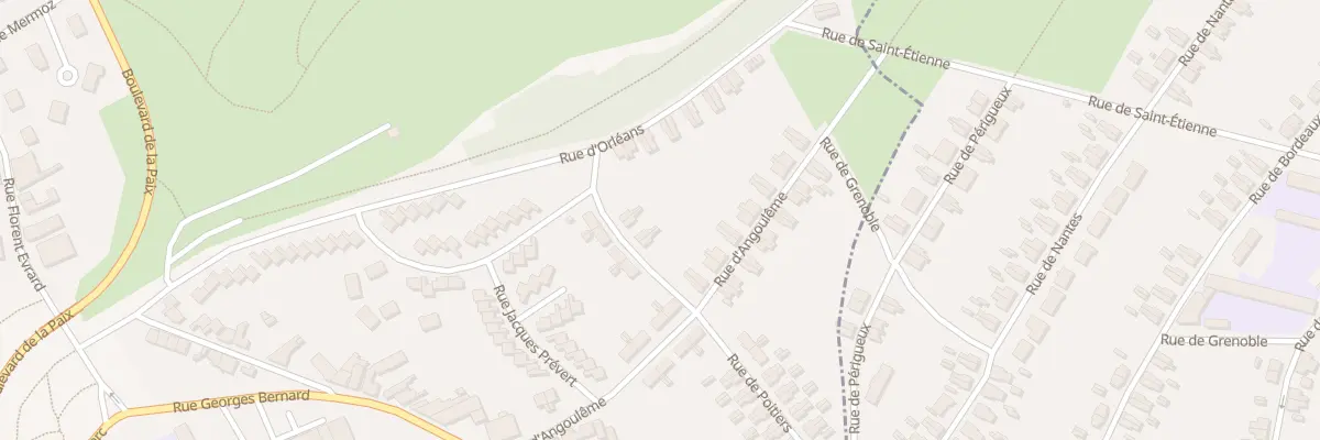 Plan du 23 Rue de Poitiers à Auchel